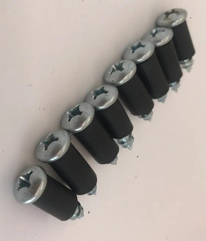 Crokinole: Metal/Rubber Adaptor Kit (8 Screws + Rubber) - Mayday Games - Accessories