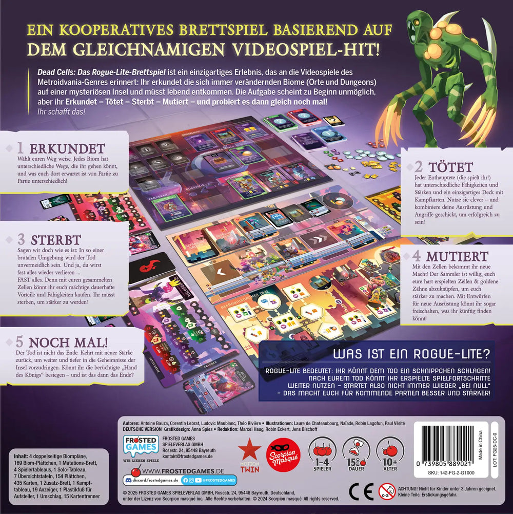 Dead Cells: Das Rogue-Lite Brettspiel (DE) - Frosted Games - Board Games