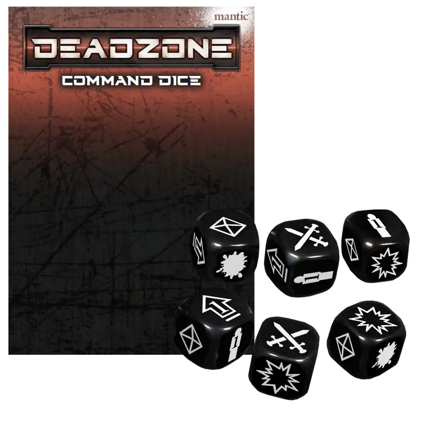 Deadzone: Command Dice Pack - Mantic Games - Accessories