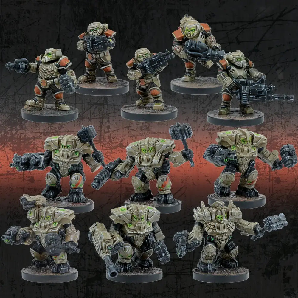 Deadzone: Forge Father - Hold Warriors - Starter - Mantic Games - Miniature Games