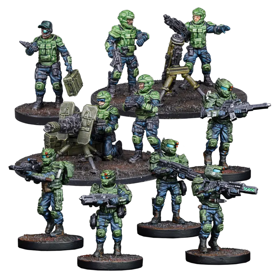 Deadzone: GCPS - Heavy Ordnance - Booster - Mantic Games - Miniature Games