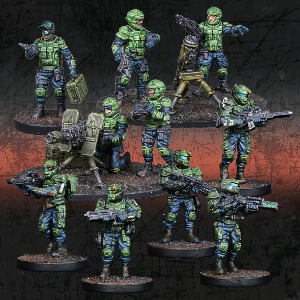 Deadzone: GCPS - Heavy Ordnance - Booster - Mantic Games - Miniature Games