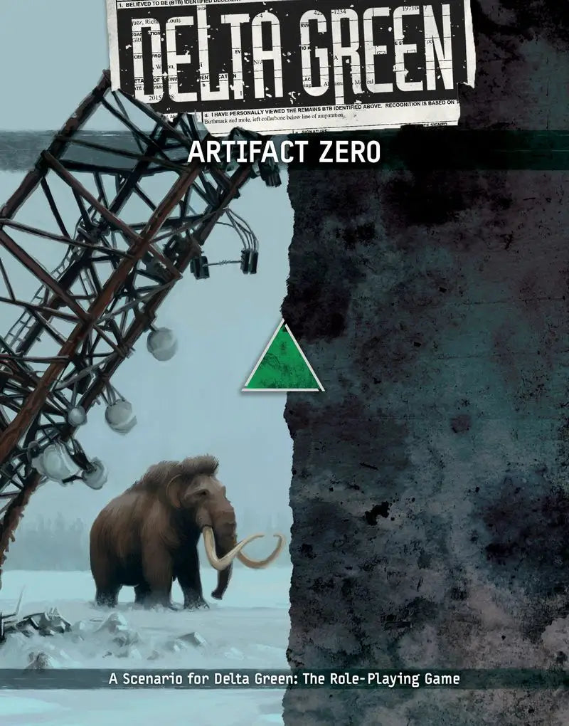 Delta Green: Artifact Zero (EN) - Arc Dream Publishing - Roleplaying Games