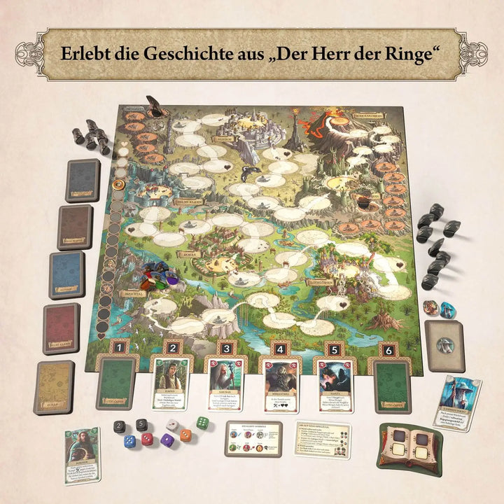 Der Herr der Ringe: Gemeinsam zum Schicksalsberg (DE) - KOSMOS - Board Games
