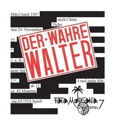 Der Wahre Walter (DE) - Fata Morgana Spiele - Board Games