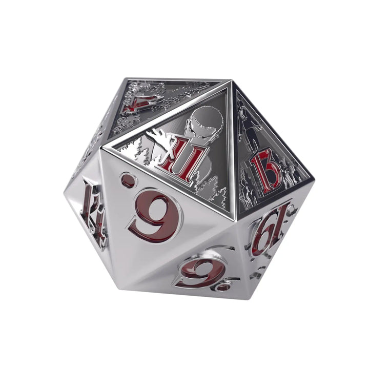 Dice: Metal - d20 - Stranger Things - Hellfire Club - Gamegenic - Dices