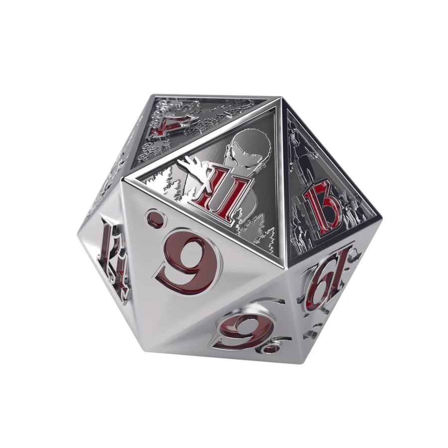 Dice: Metal - d20 - Stranger Things - Hellfire Club - Gamegenic - Dices