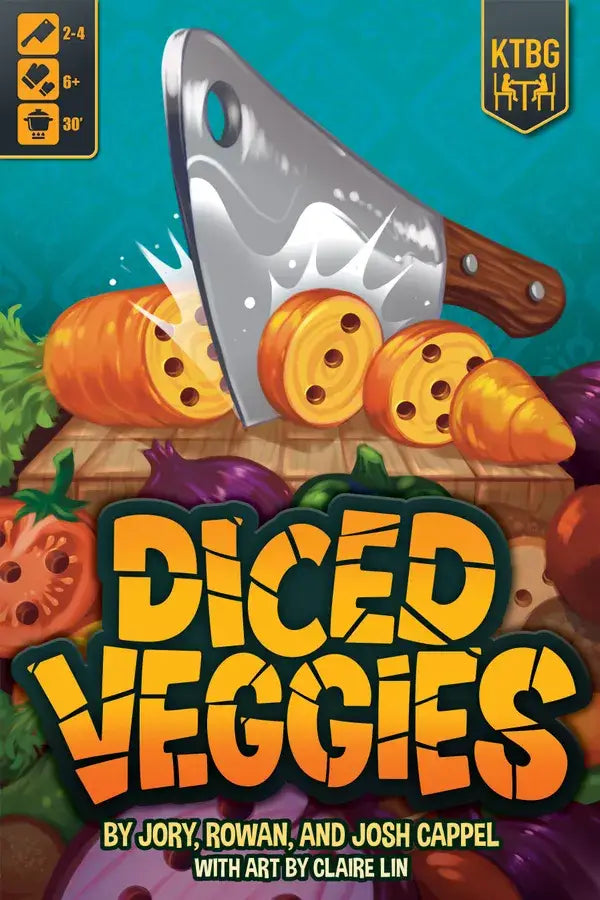 Diced Veggies (EN) - Kids Table Board Gaming - Board Games