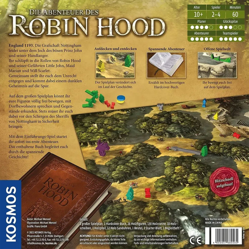 Die Abenteuer des Robin Hood (DE) - KOSMOS - Board Games