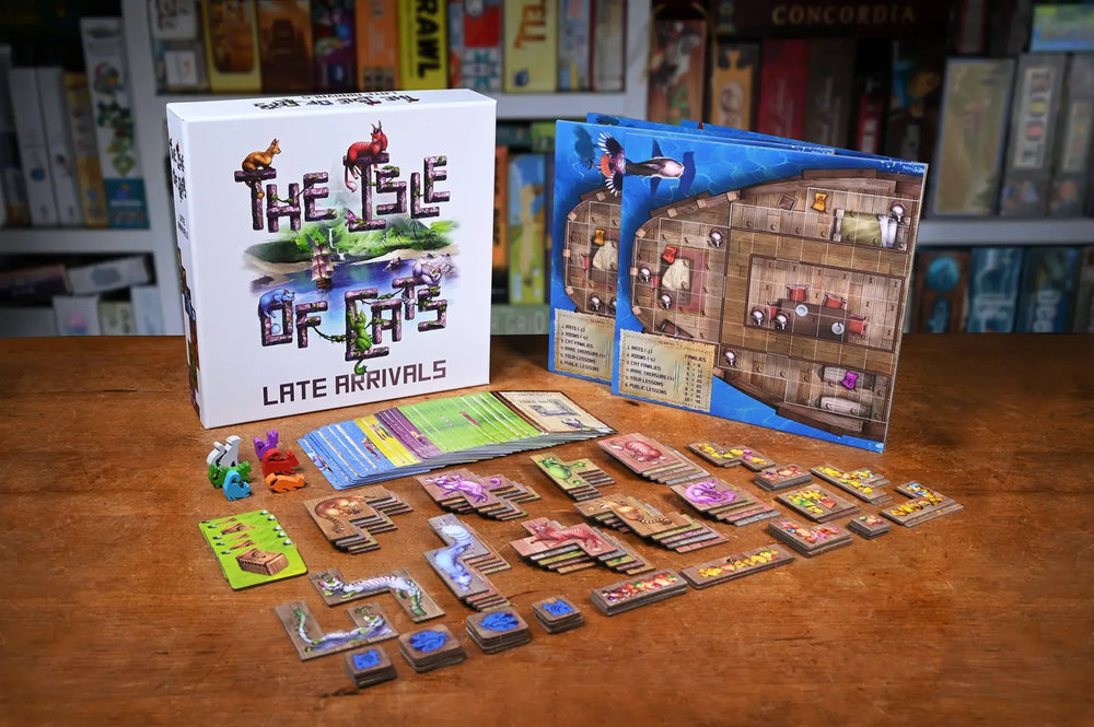 Die Insel der Katzen: Nachzügler-Erweiterung (DE) - Skellig Games - Board Games