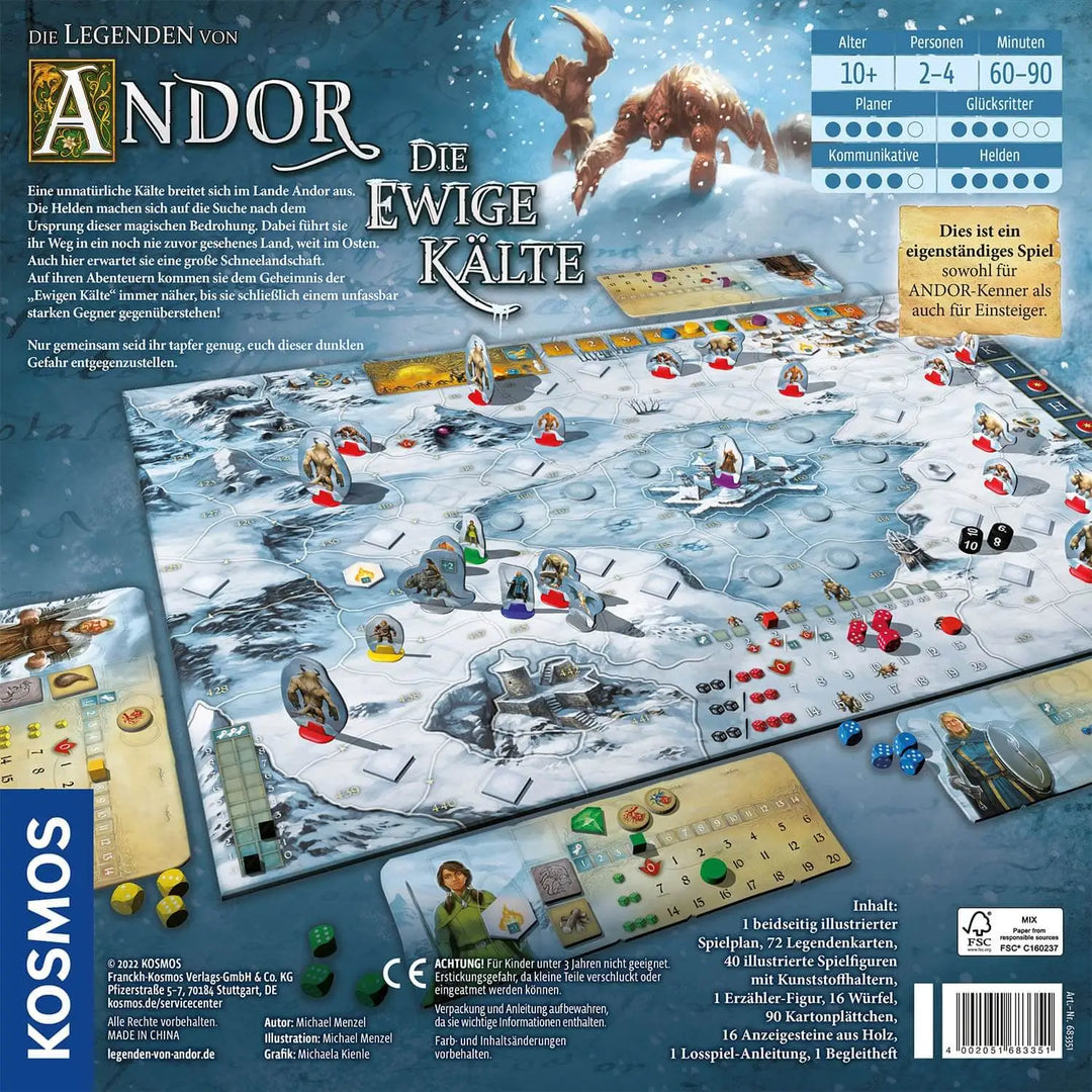 Die Legenden von Andor: Die ewige Kälte (DE) - KOSMOS - Board Games
