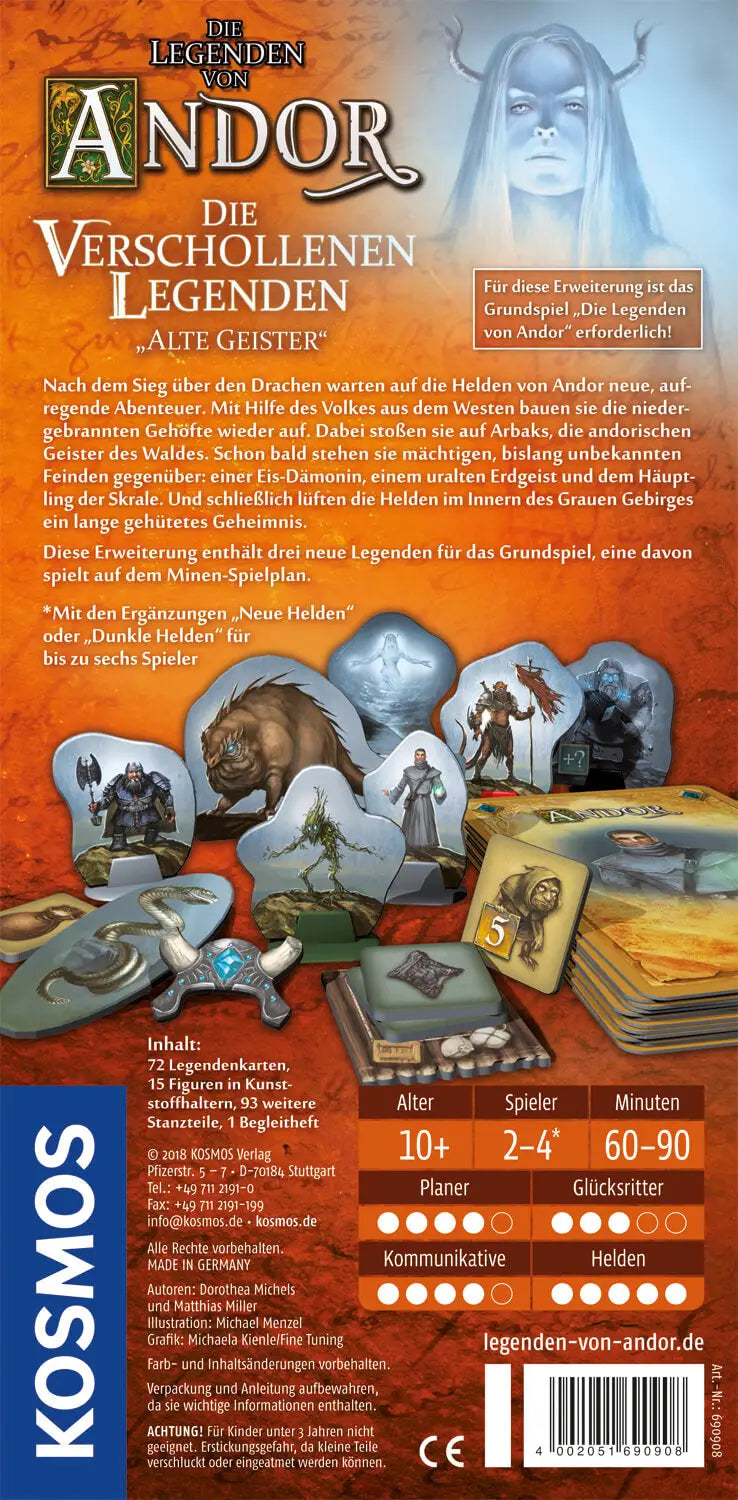 Die Legenden von Andor: Die verschollenen Legenden: Alte Geister (DE) - KOSMOS - Board Games