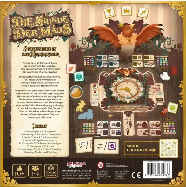 Die Stunde der Maus (DE) - Plaid Hat Games - Board Games