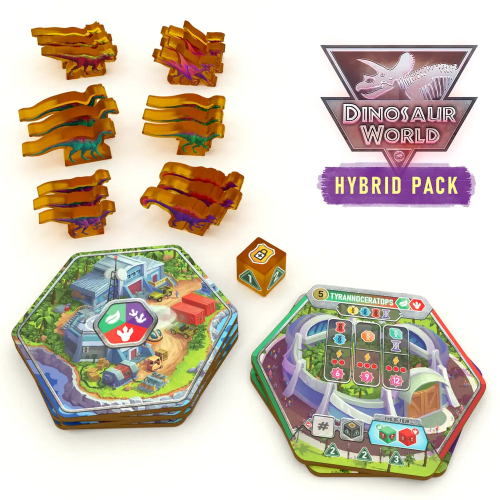 Dinosaur World: Hybrid Pack Kickstarter Edition (EN) - Pandasaurus Games - Board Games