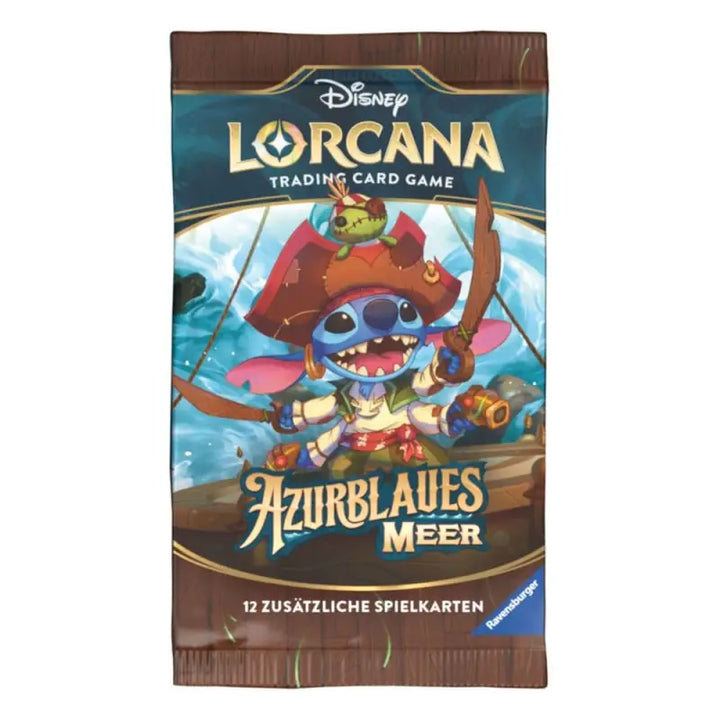 Disney Lorcana: Azurblaues Meer - Booster Pack (DE) - Ravensburger - Card Games