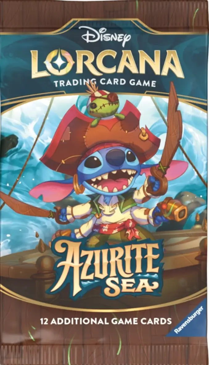 Disney Lorcana: Azurite Sea - Booster Pack (EN) - Ravensburger - Card Games