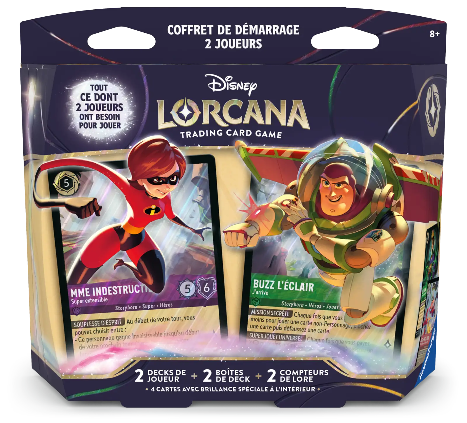 Disney Lorcana: Contrées Inconnues - Coffret de Démarrage 2 Joueurs (F ...