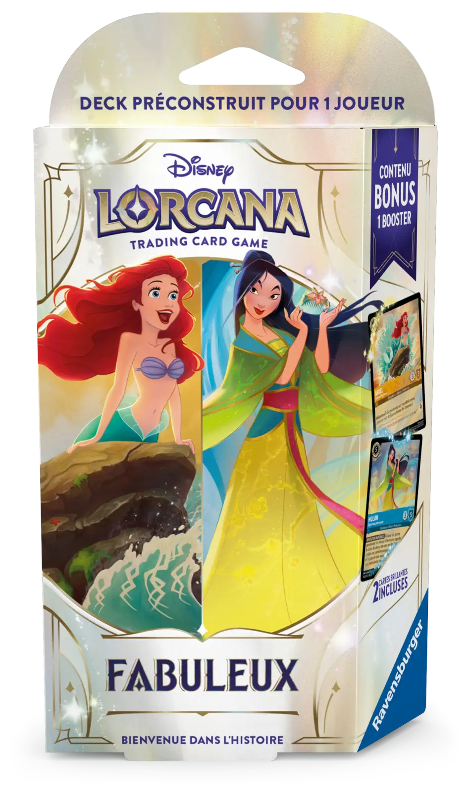 Disney Lorcana: Fabuleux - Ambre/Saphir- Starter Deck (FR) - Ravensburger - Card Games