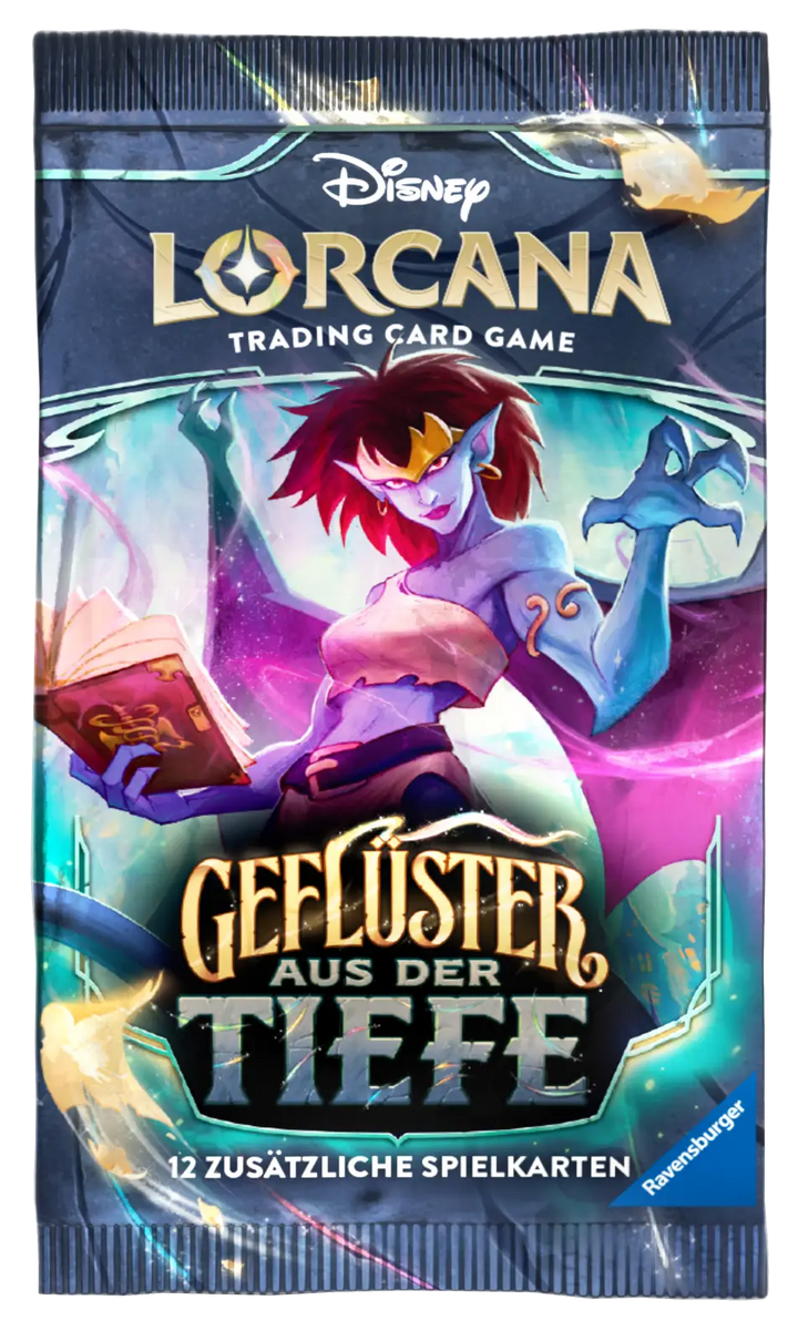 Disney Lorcana: Geflüster aus der Tiefe - Booster Display (24 Booster) (DE) - Ravensburger - Card Games