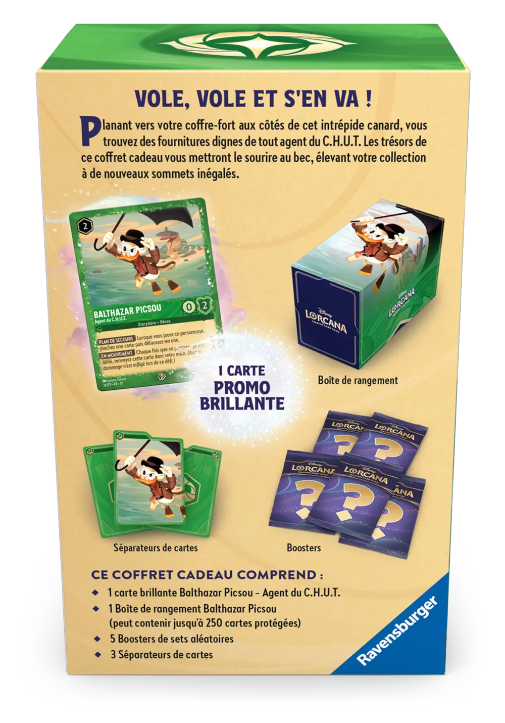 Disney Lorcana: Givresort - Balthazar Picsou - Coffret cadeau (FR) - Ravensburger - Card Games