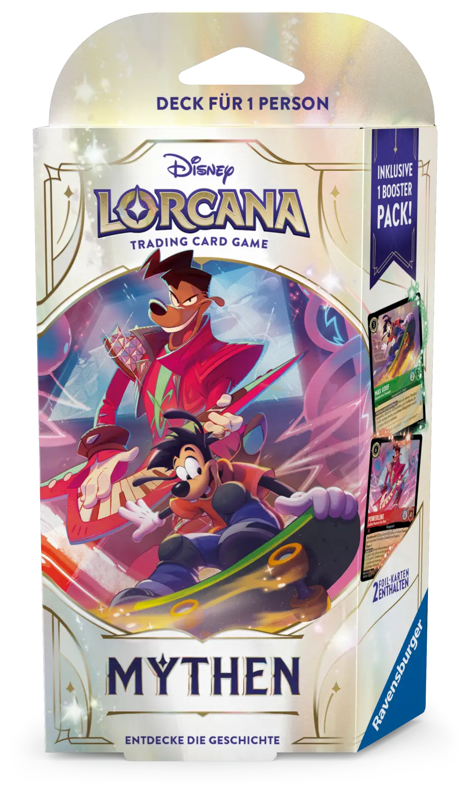 Disney Lorcana: Mythen - Smaragd/Rubin - Starter Deck (DE) - Ravensburger - Card Games