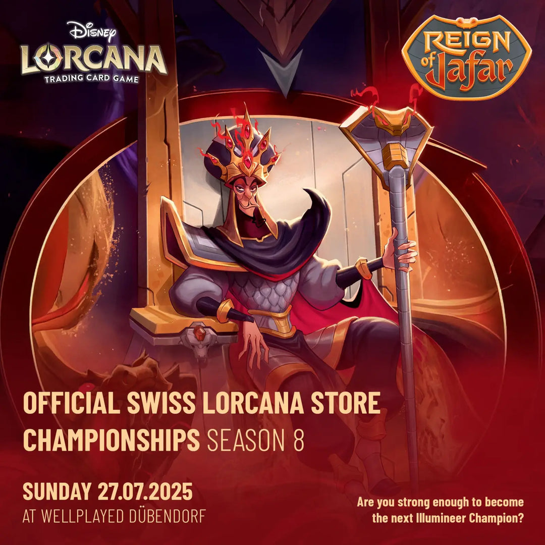 Disney Lorcana Reign of Jafar Store Championships WellPlayed.ch Ticket
