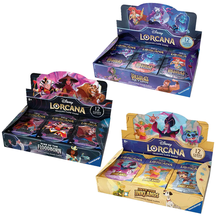 Disney Lorcana Set 2 + 3 + 4 Booster Display Bundle (EN) - Ravensburger - Card Games