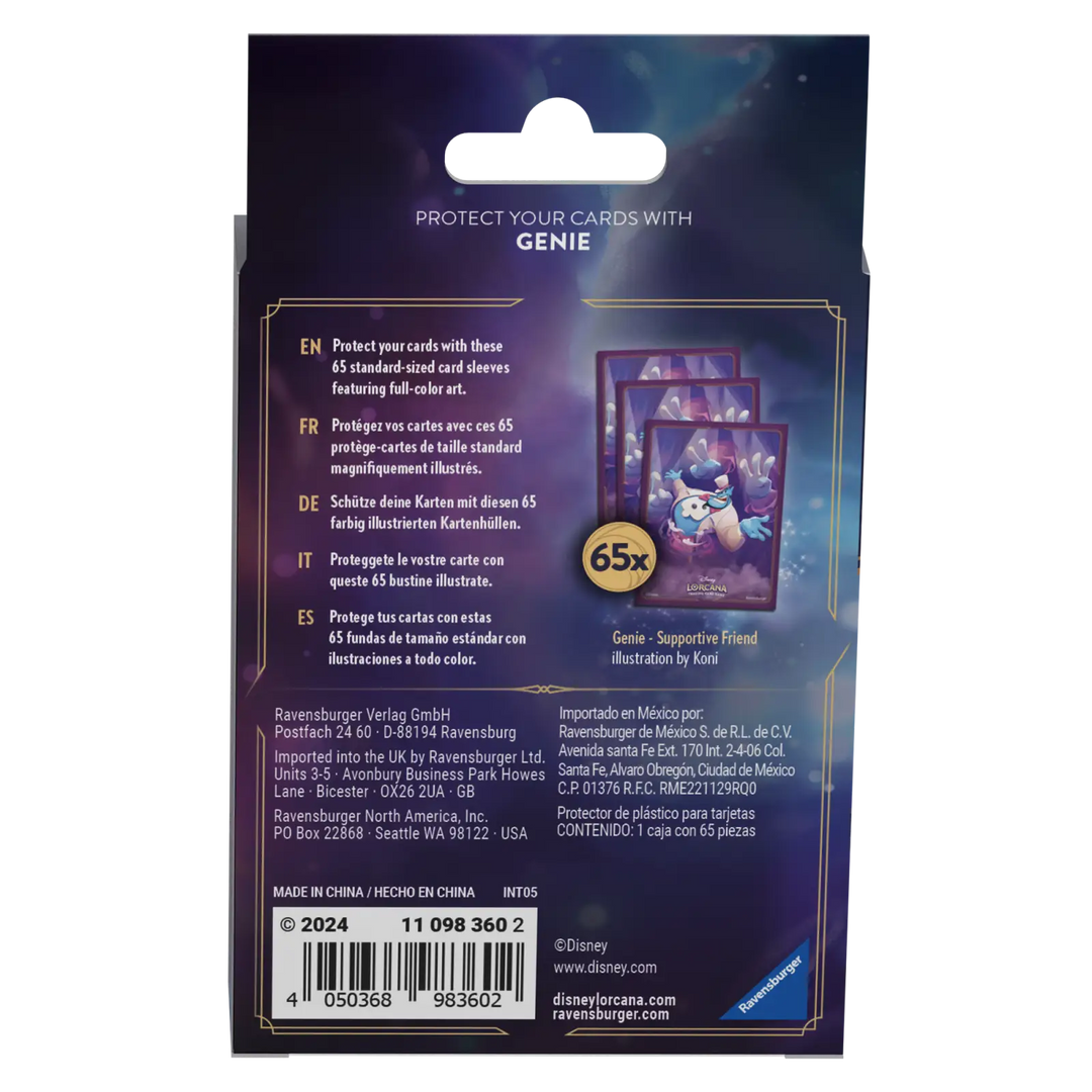 Art Sleeves: Disney Lorcana - Ursula's Return - Genie (65) WellPlayed.ch Art Sleeves: Disney Lorcana - Ursula's Return - Genie (65) WellPlayed.ch