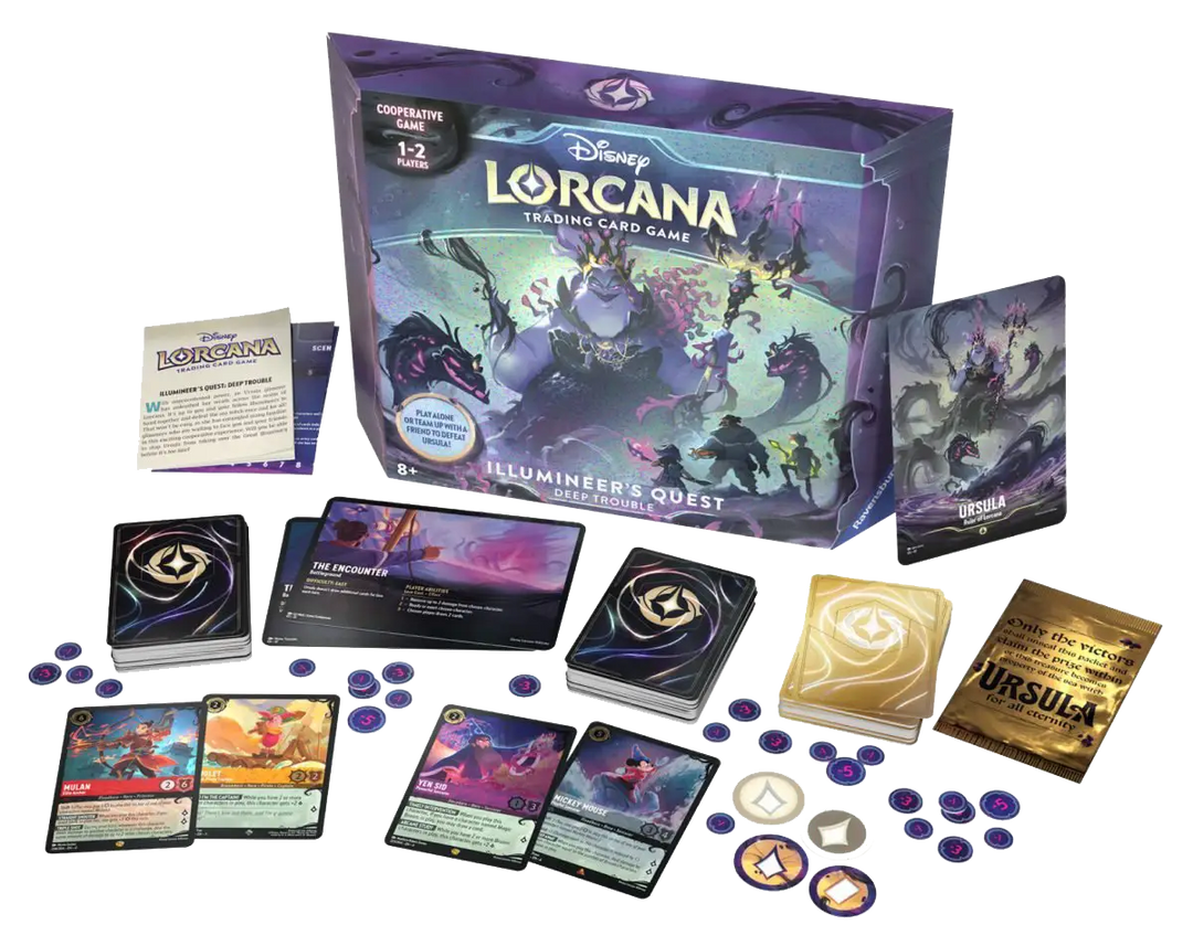 Disney Lorcana: Ursula’s Return - Illumineer’s Quest - Deep Trouble (EN) - Ravensburger - Card Games