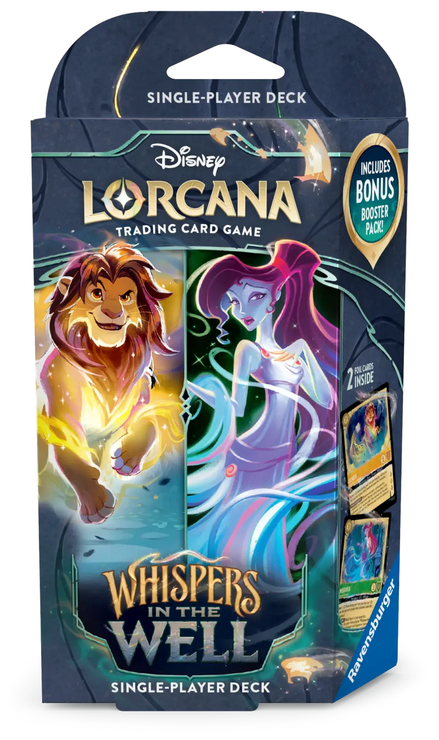 Disney Lorcana: Whispers in the Well - Amber/Emerald - Starter Deck (EN) - Ravensburger - Card Games