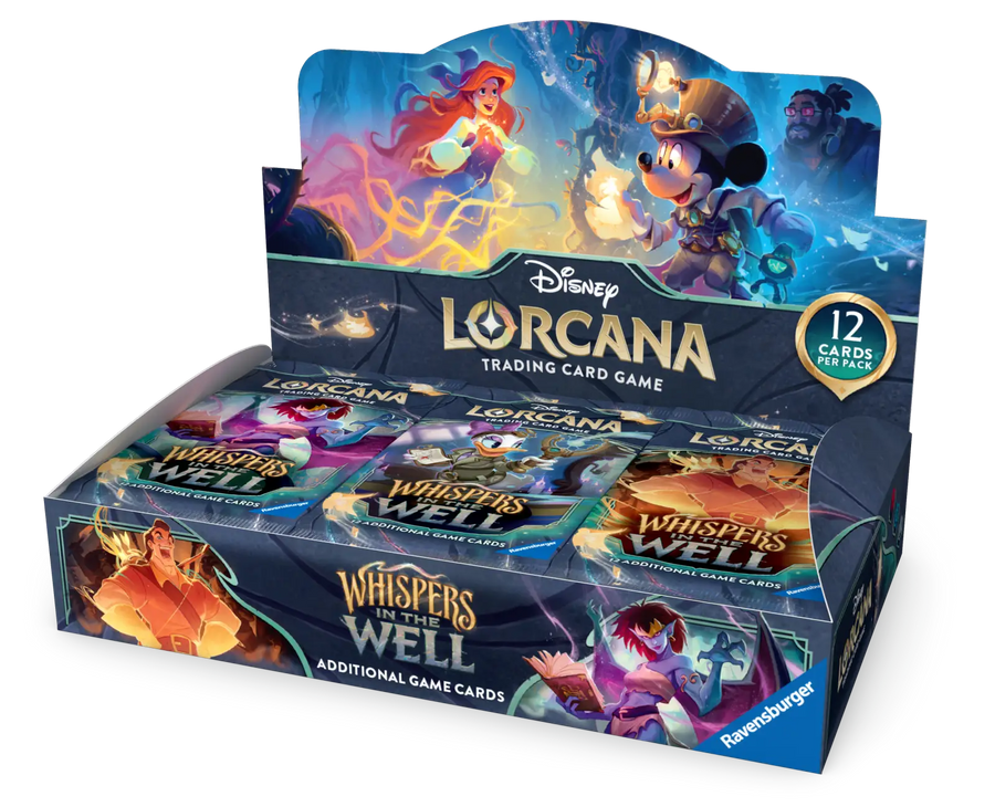 Disney Lorcana: Whispers in the Well - Booster Display (24 Boosters) (EN) - Ravensburger - Card Games