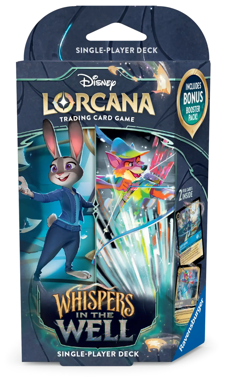 Disney Lorcana: Whispers in the Well - Sapphire/Steel - Starter Deck (EN) - Ravensburger - Card Games