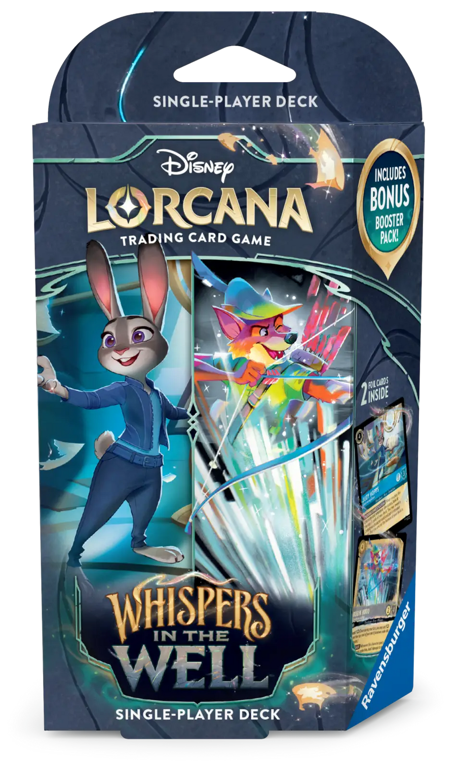 Disney Lorcana: Whispers in the Well - Sapphire/Steel - Starter Deck (EN) - Ravensburger - Card Games
