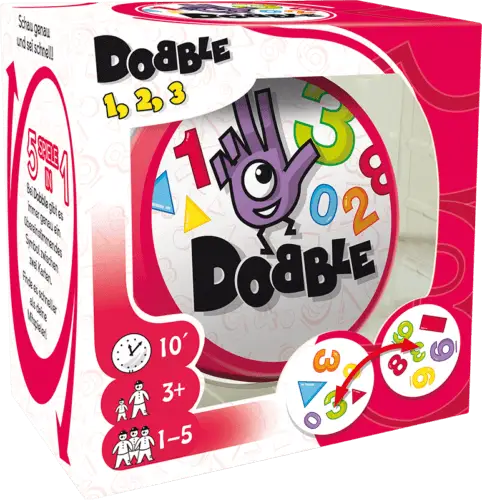 Dobble 1 2 3 (DE) - Asmodee - Board Games