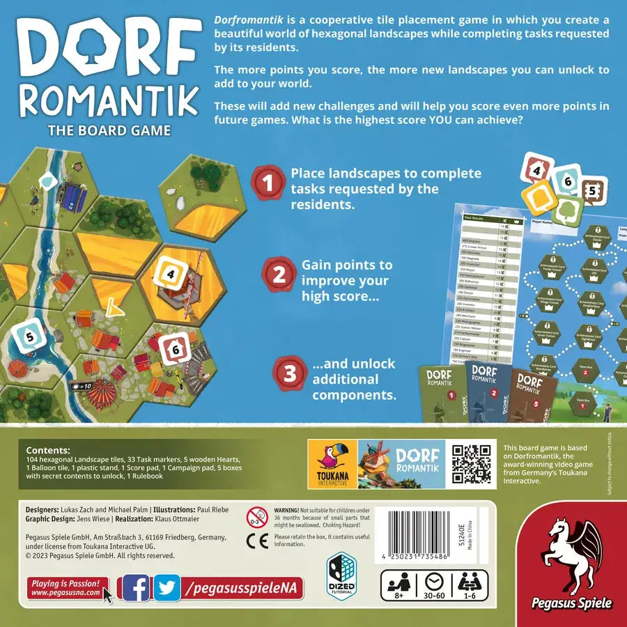 Dorfromantik (EN) - Pegasus Spiele - Board Games