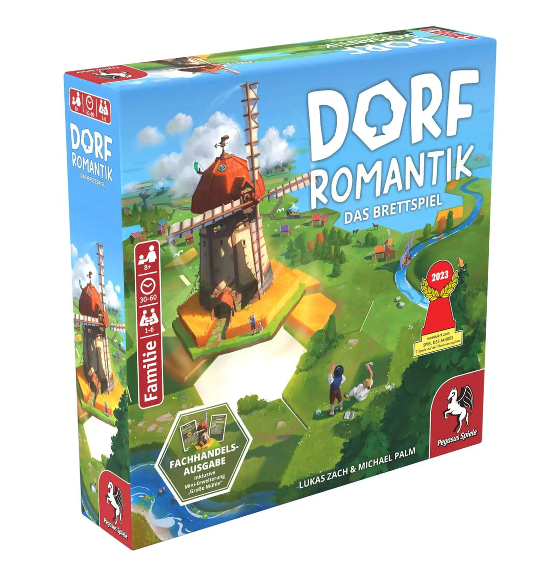 Dorfromantik (inkl. Erweiterung Grosse Mühle) (DE) - Pegasus Spiele - Board Games
