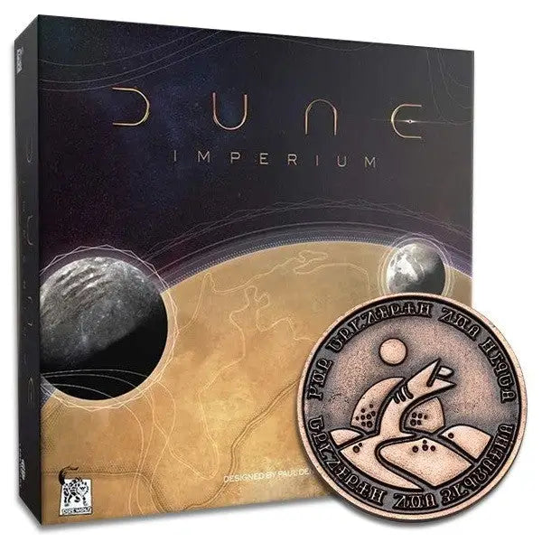 Dune Imperium: First Player Token - Metal Coin - Moedas & Co. - Coins