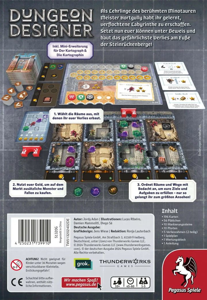 Dungeon Designer (DE) - Pegasus Spiele - Board Games