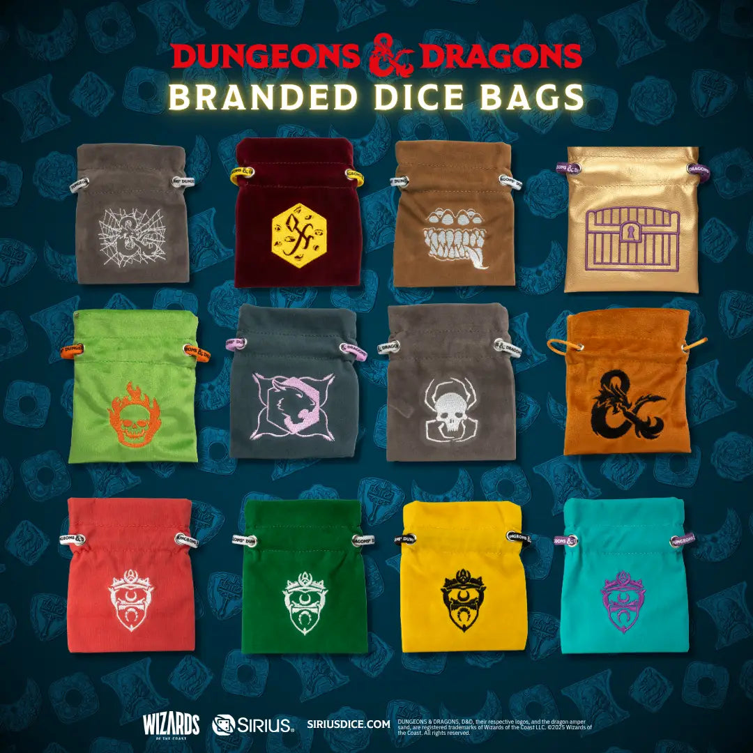 Dungeons and Dragons: Undermountain Treasure Packs Display - Blind Box - Sirius Dice - Dices