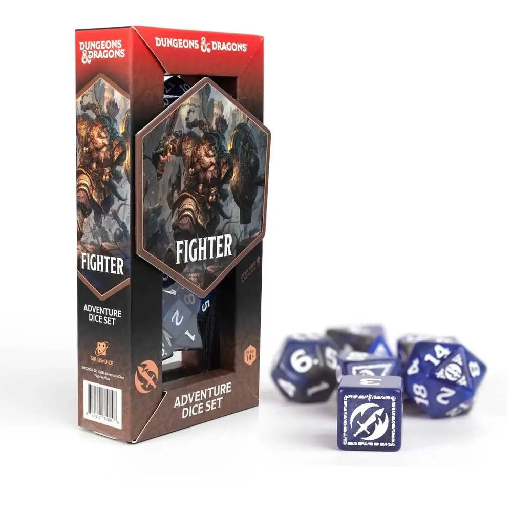 Dungeons & Dragons: Adventure Dice - Fighter - Sirius Dice - Board Games