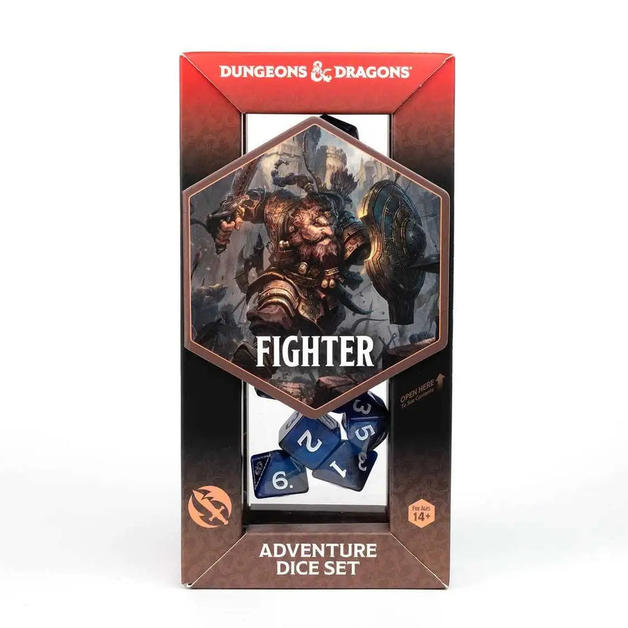 Dungeons & Dragons: Adventure Dice - Fighter - Sirius Dice - Board Games