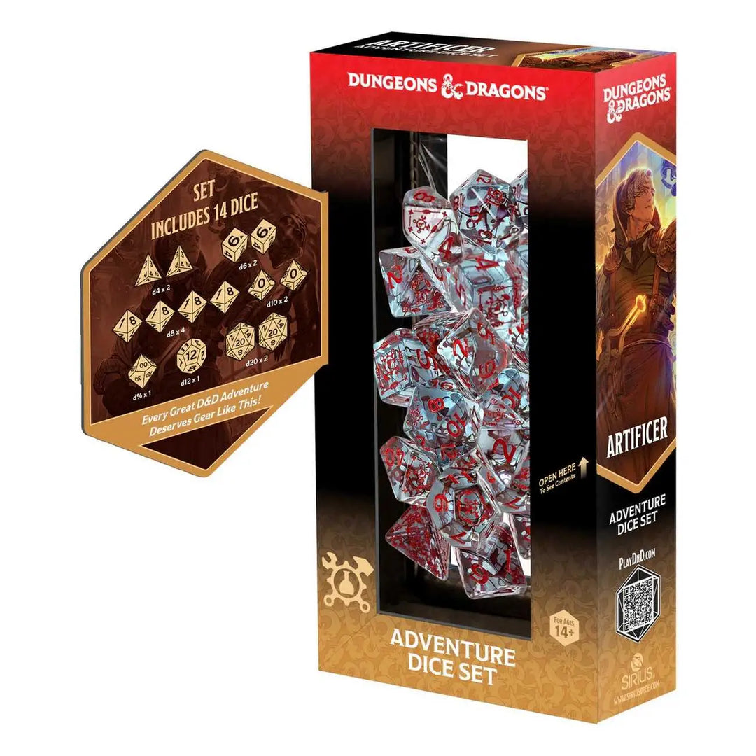 Dungeons & Dragons: Adventure Dice Set - Artificer - Sirius Dice - Dices