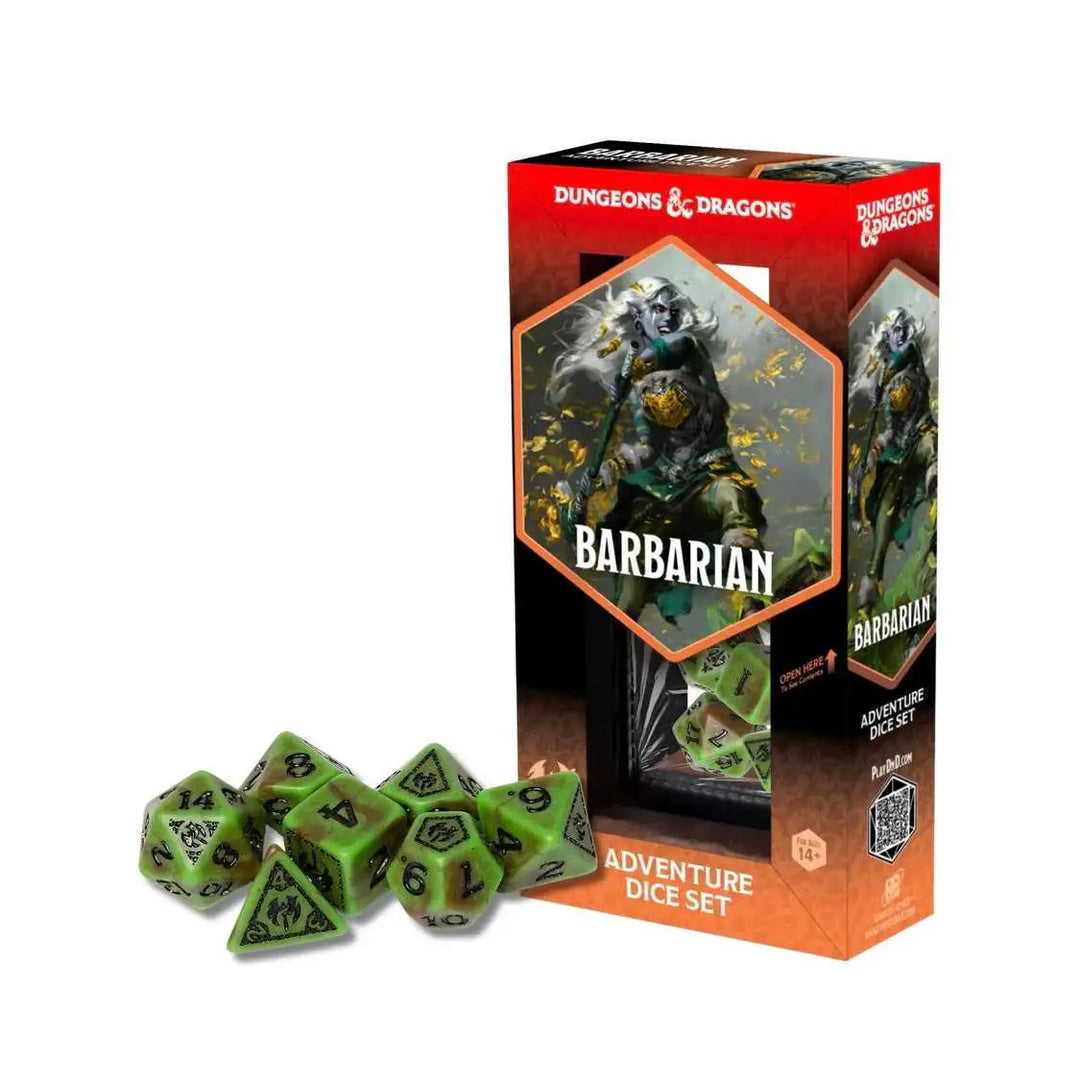 Dungeons & Dragons: Adventure Dice Set - Barbarian - Sirius Dice - Dices