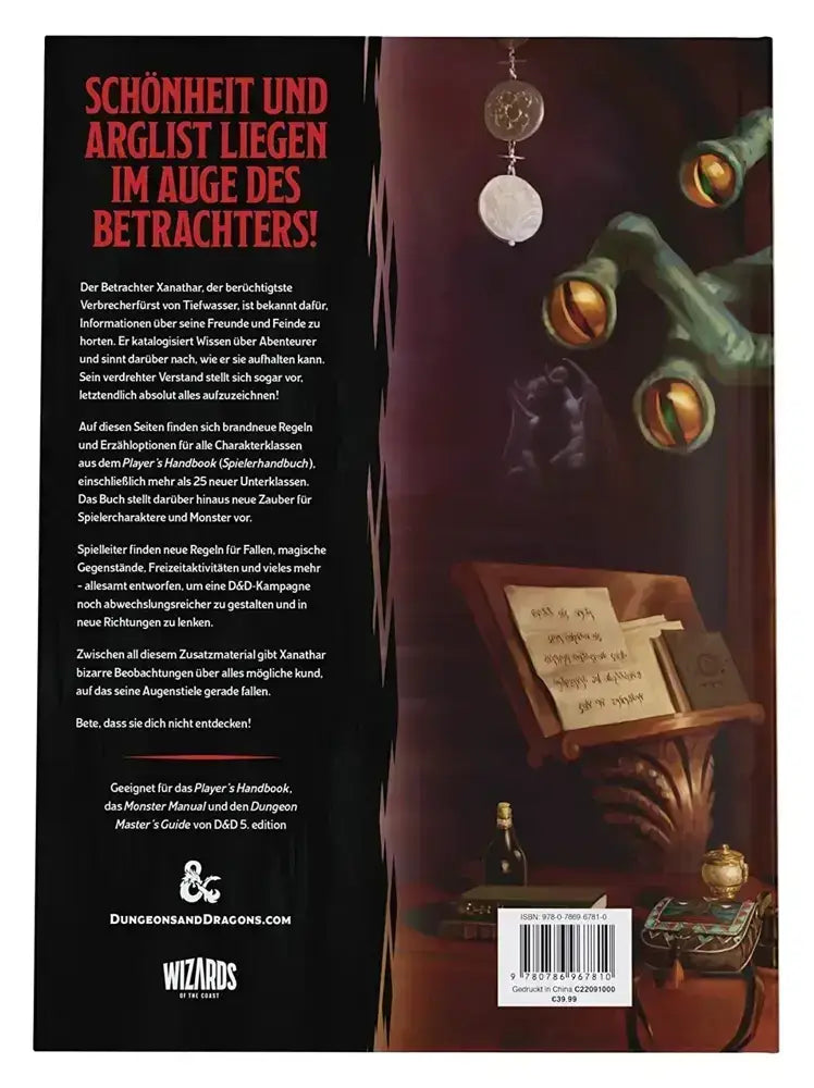 Dungeons & Dragons RPG: Xanathars Ratgeber für Alles (DE) - Ulisses Spiele - Roleplaying Games