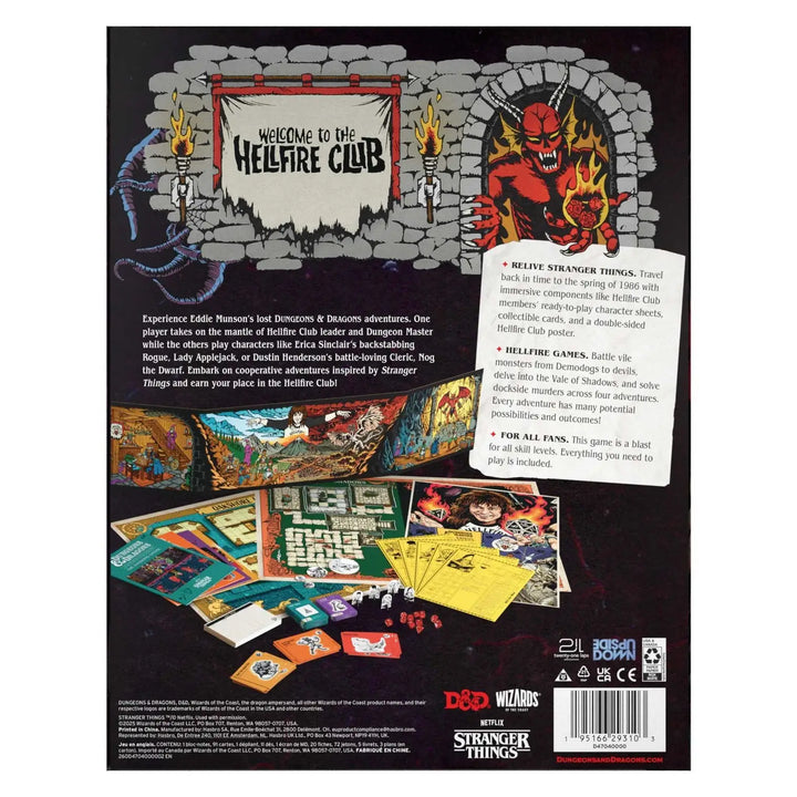Dungeons & Dragons RPG: Stranger Things - Welcome to the Hellfire Club - Starter Set (EN) - Wizards of the Coast