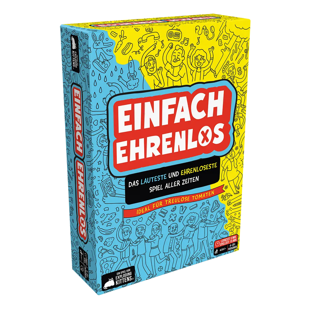 Einfach Ehrenlos (DE) - Exploding Kittens - Board Games