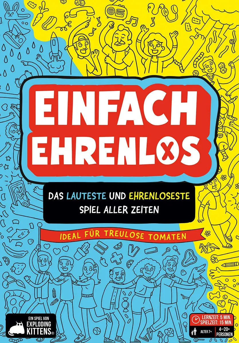 Einfach Ehrenlos (DE) - Exploding Kittens - Board Games