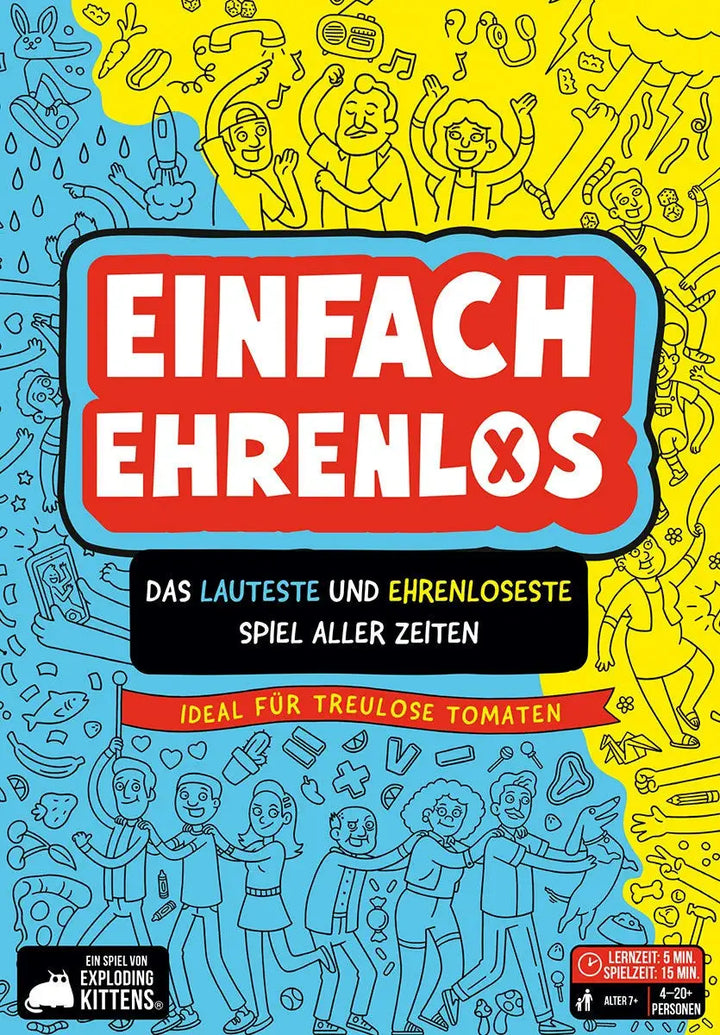 Einfach Ehrenlos (DE) - Exploding Kittens - Board Games