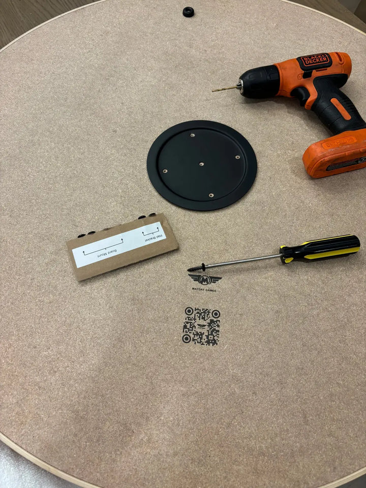 Elite Crokinole Wall Mount Hardware - Mayday Games - Accessories