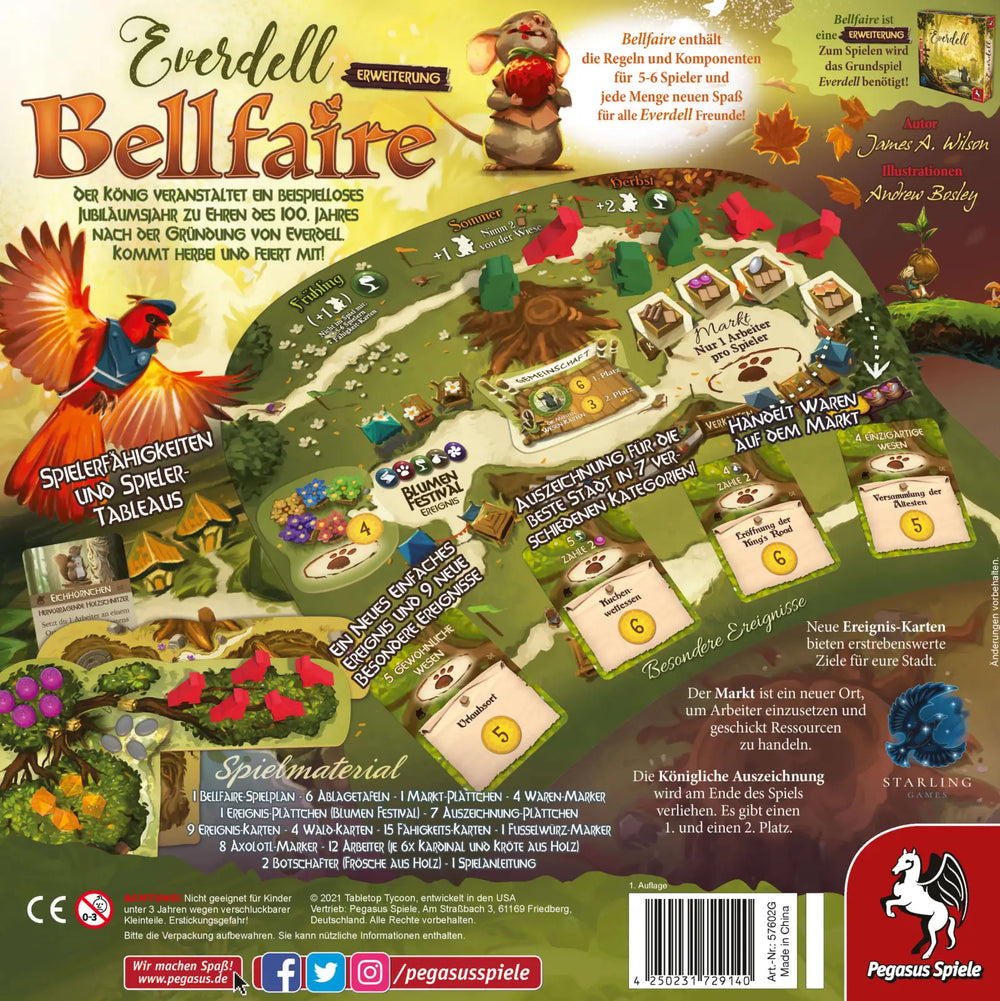 Everdell: Bellfaire (DE) - Pegasus Spiele - Board Games